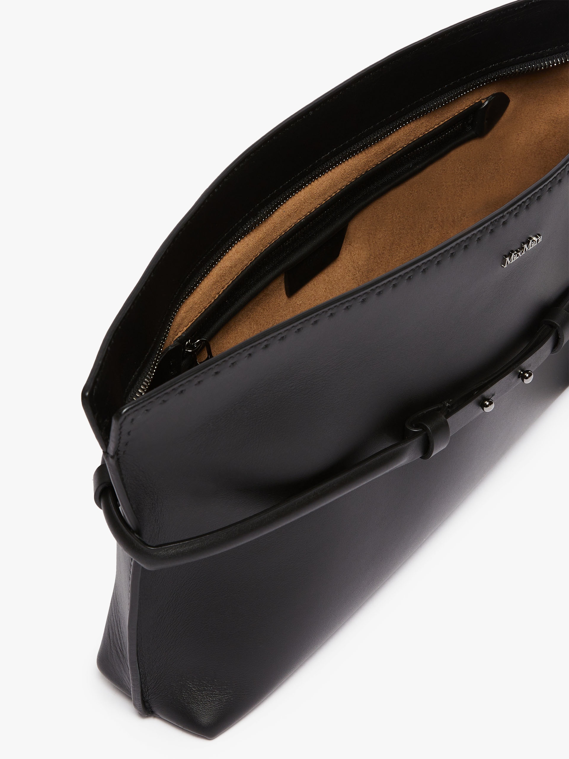 ARCHETIPO5 Leather Archetipo clutch with wristband - 4