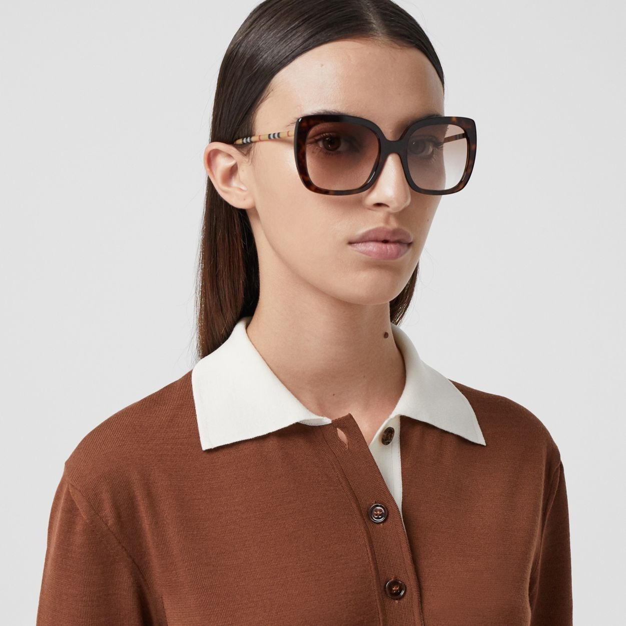 Oversized Square Frame Sunglasses - 3