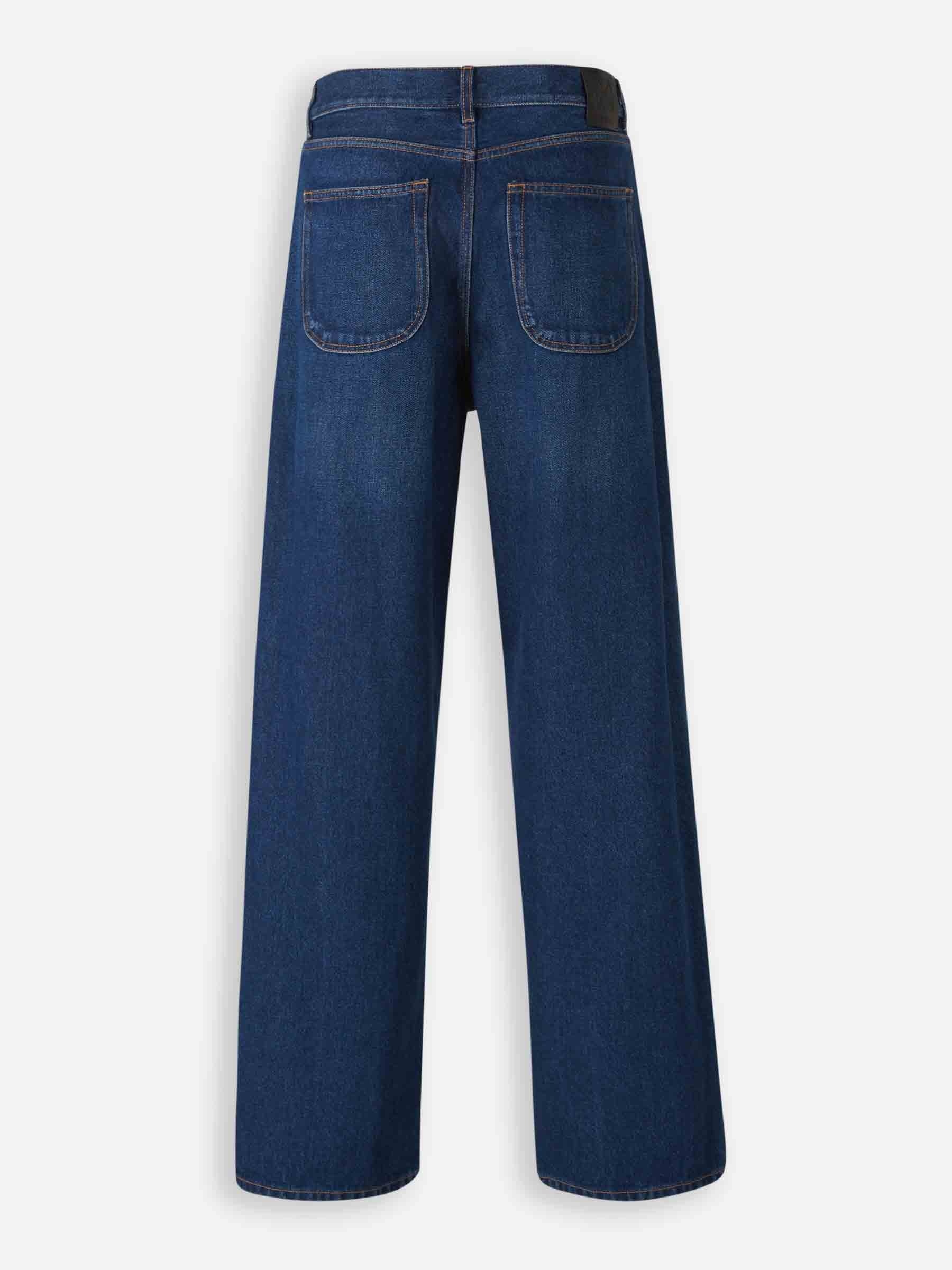 WIDE LEG JEANS LOGO - 2