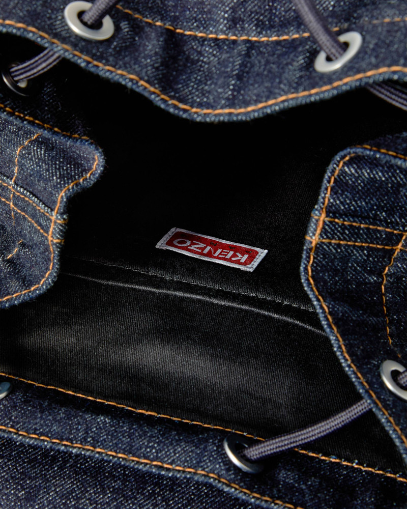 'KENZO Five Pockets' backpack in denim-like twill 4