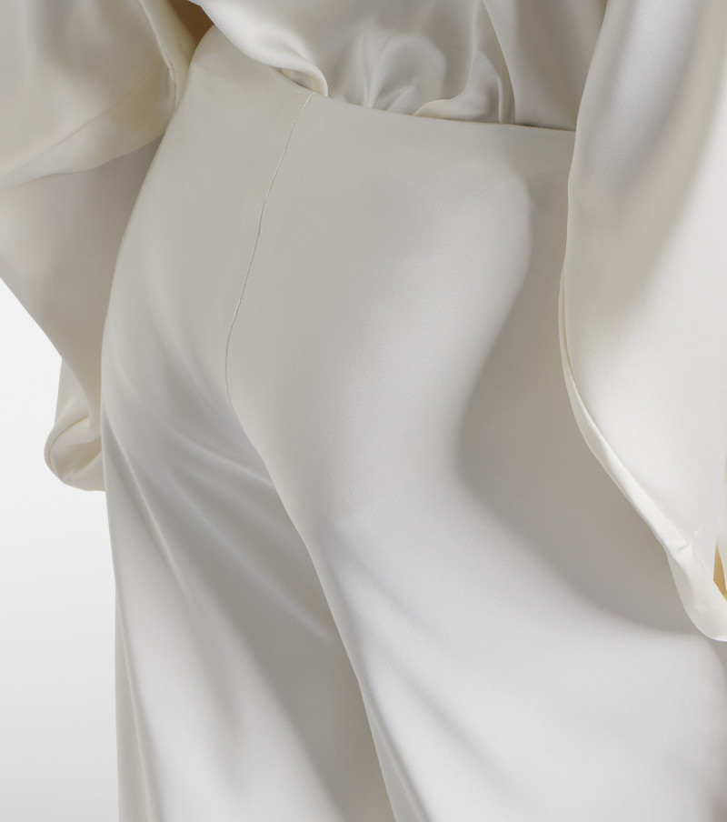 Satin wide-leg pants 5