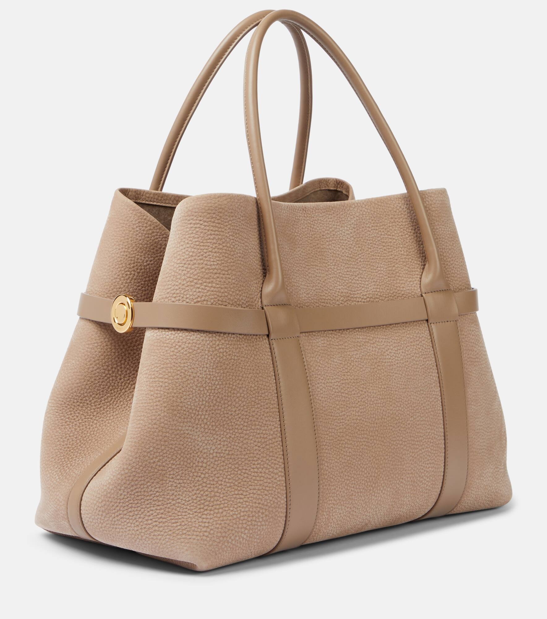 Ghiera Large leather tote bag - 4