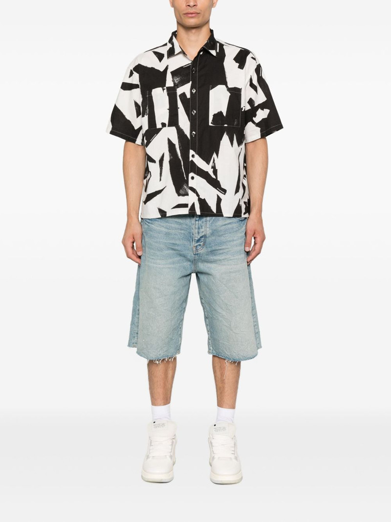 NEIGHBORHOOD abstract-print shirt outlook