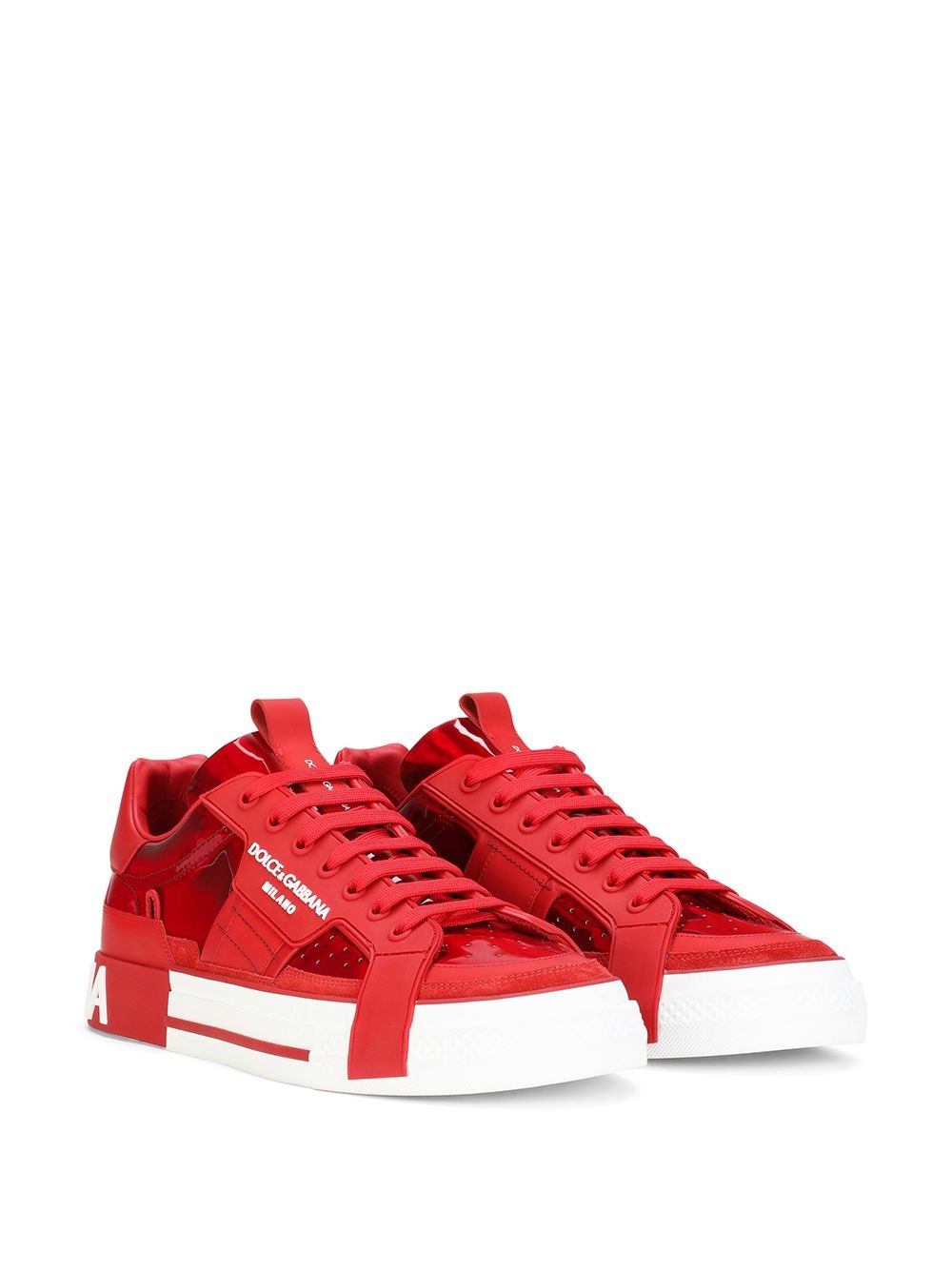 Custom 2.Zero panelled low-top branded-heel sneakers - 2