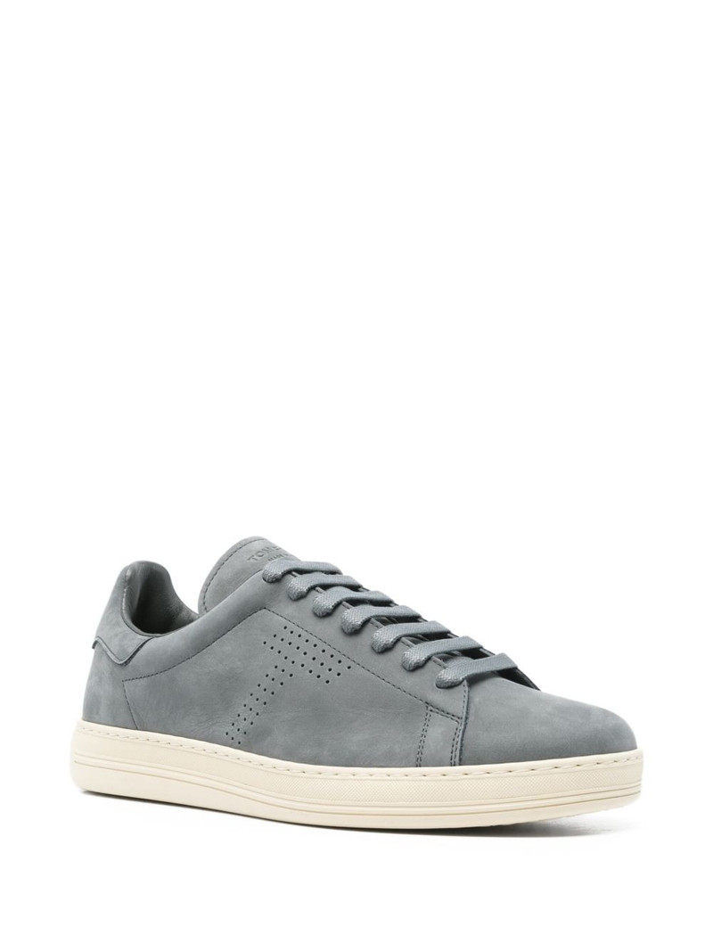 TOM FORD perforated suede sneakers outlook