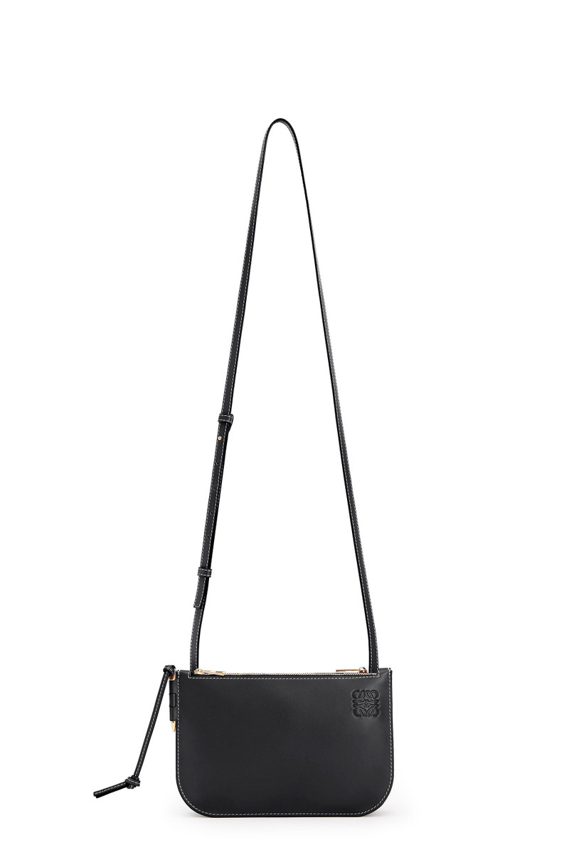 Gate Double Zip pouch in soft calfskin 4