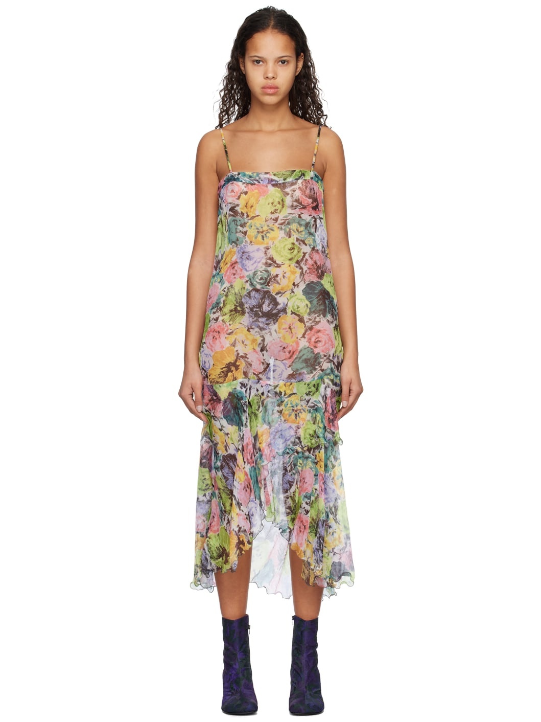 Multicolor Dreya Midi Dress - 1