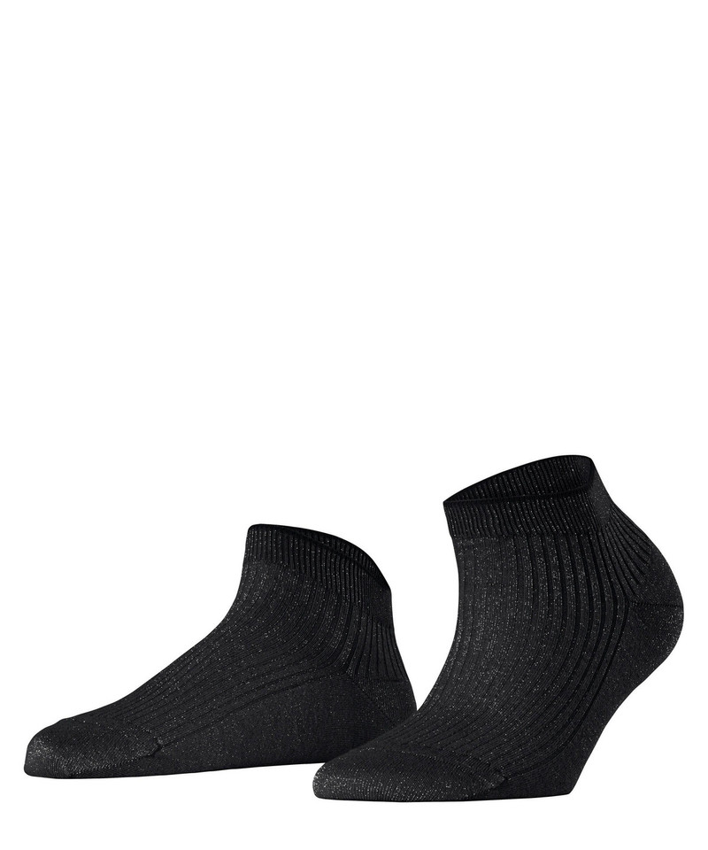 Shiny Rib Women Sneaker socks 1