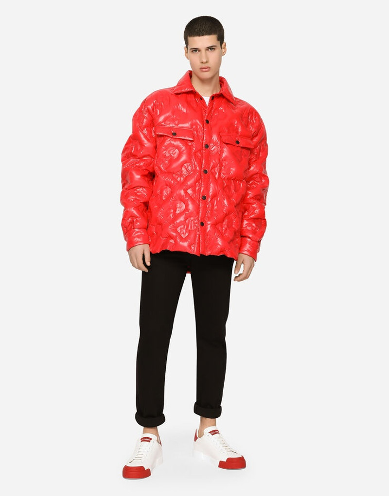 Black slim-fit stretch jeans 1