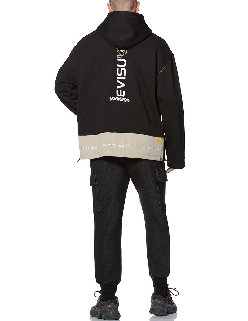 Ribbed Back Hem Hoodie 5