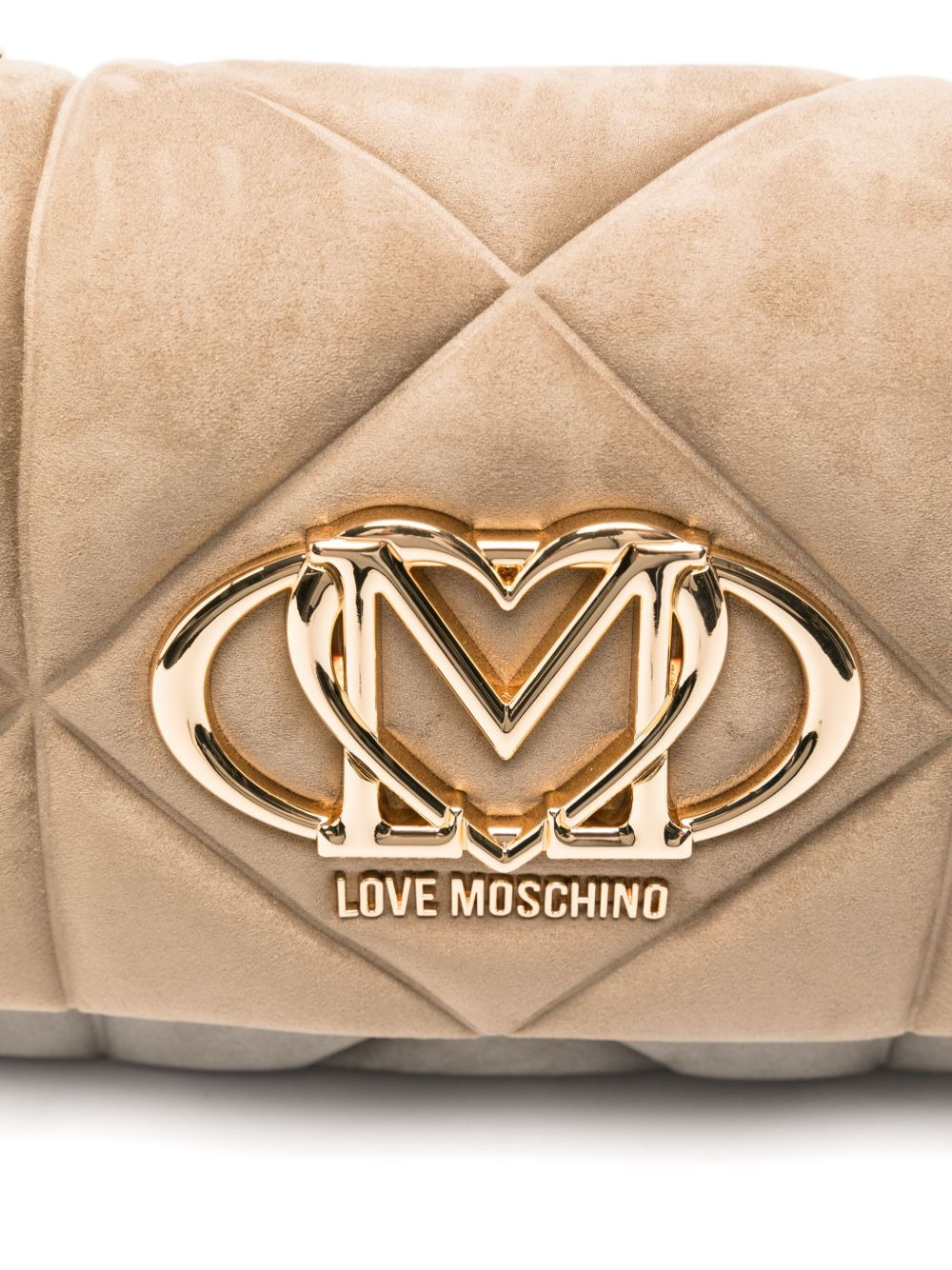 quilted logo-plaque cross body bag - 4