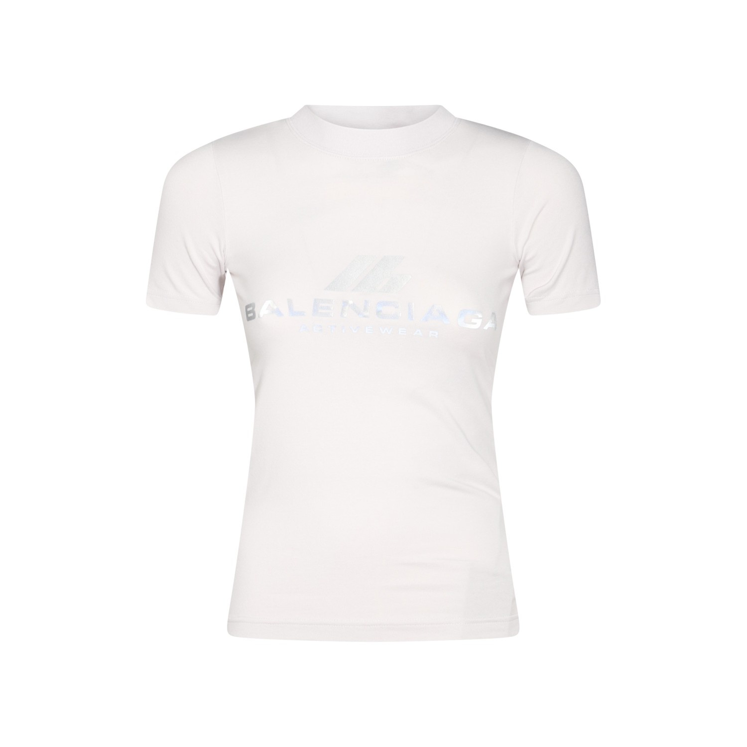 WHITE COTTON T-SHIRT - 1