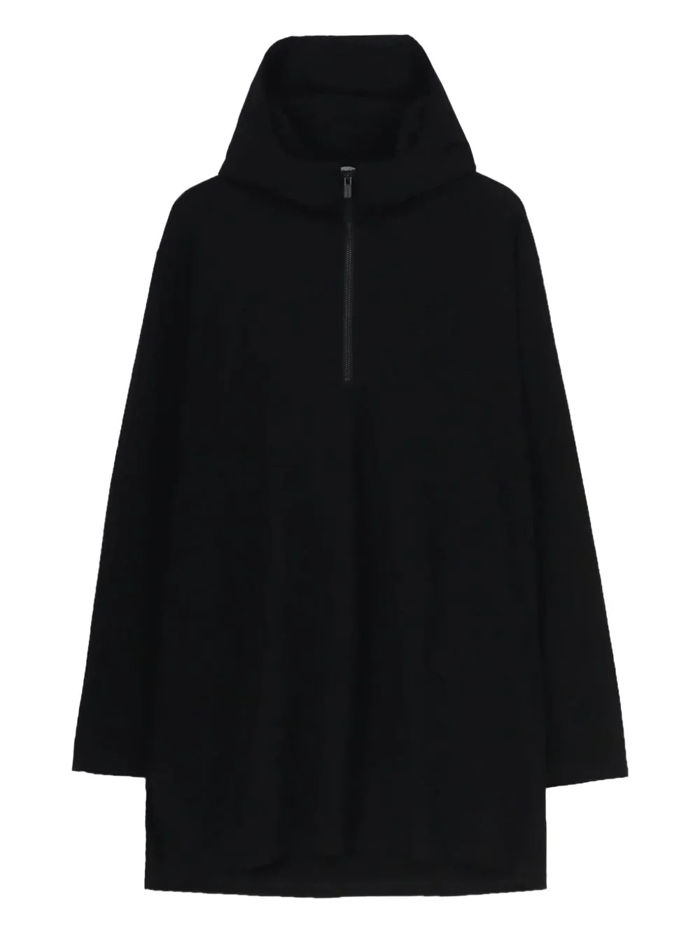 padded half-zip hoodie - 1