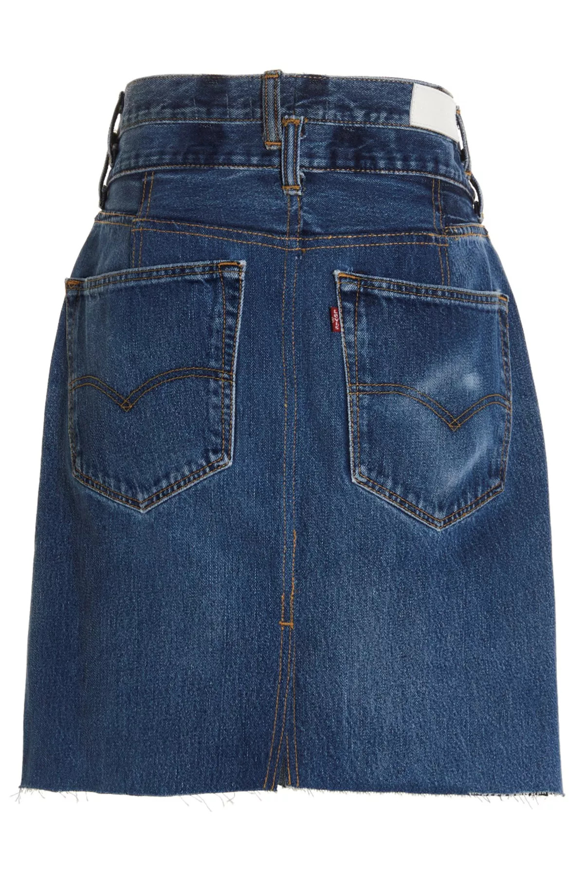 'Double Waisted Pencil' Re Done x Levi's skirt - 11