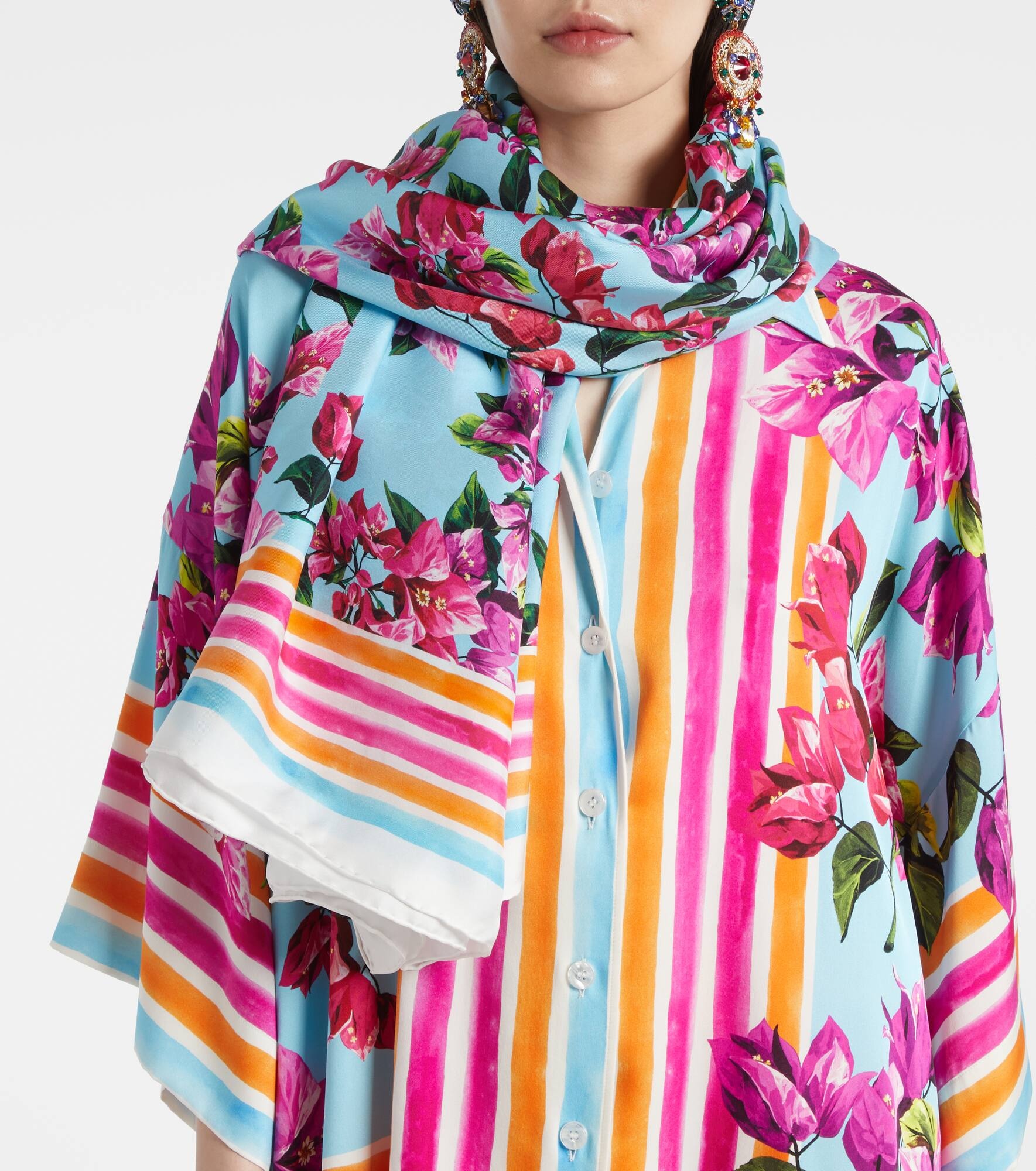 Floral scarf - 2