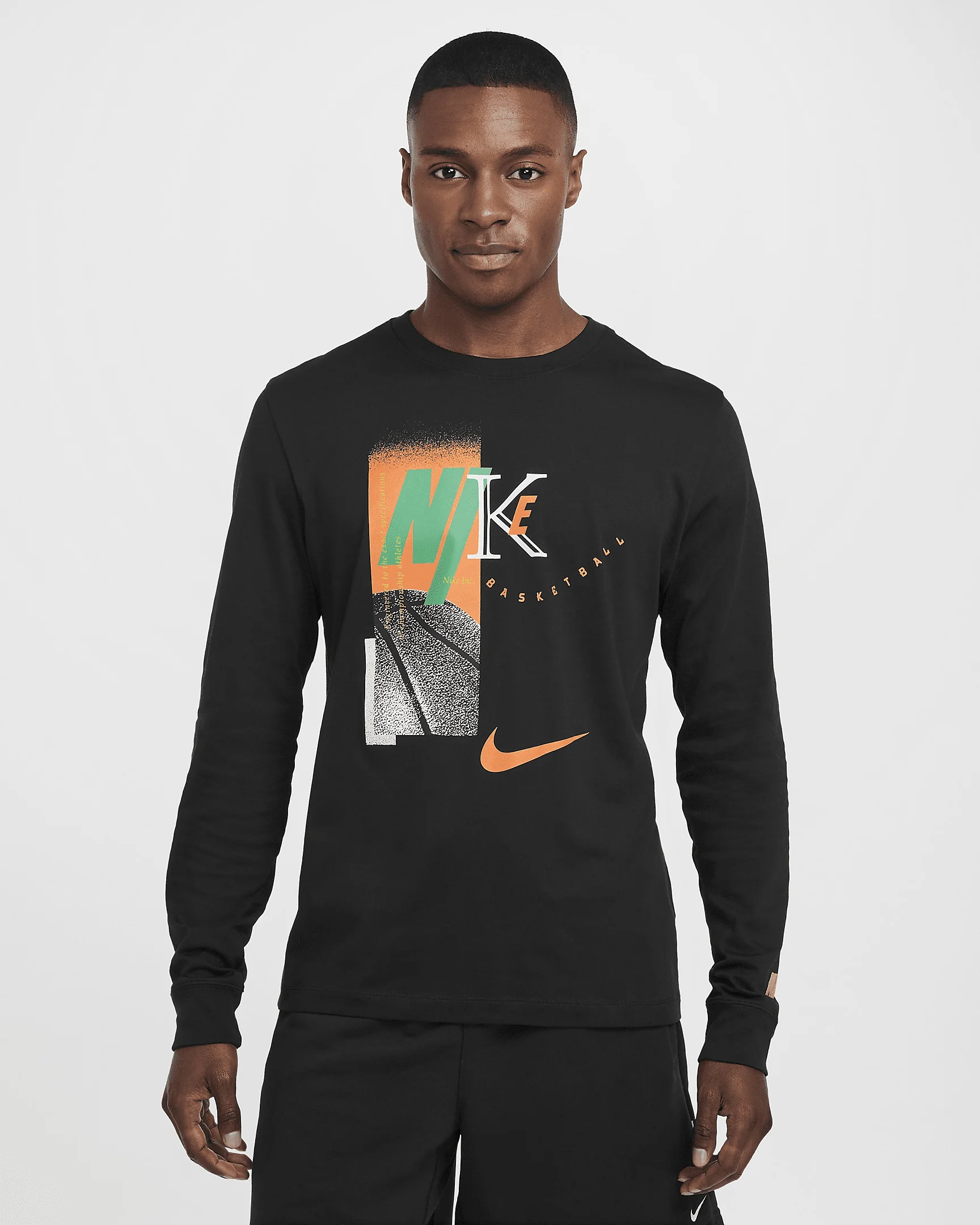 Nike Men's Long-Sleeve Basketball T-Shirt - 1
