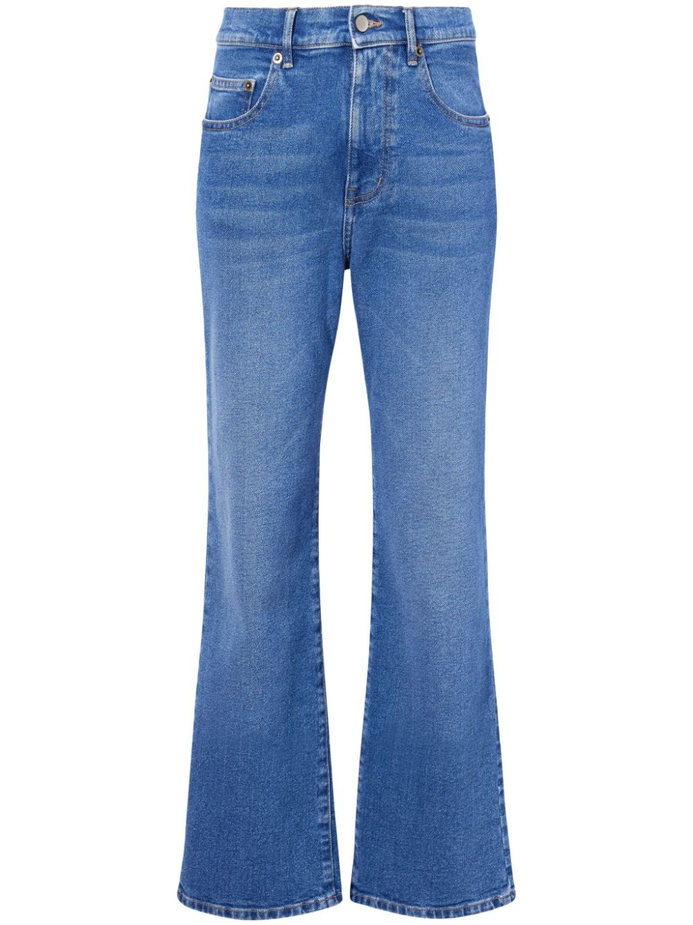 Jasper straight-leg cropped jeans - 1