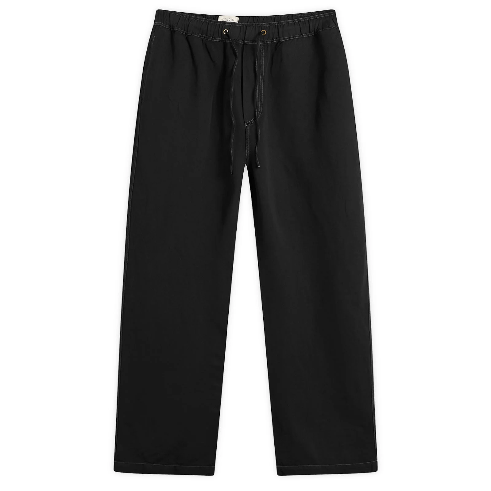 Studio Nicholson Sonny Cotton Linen Drawstring Trouser - 1