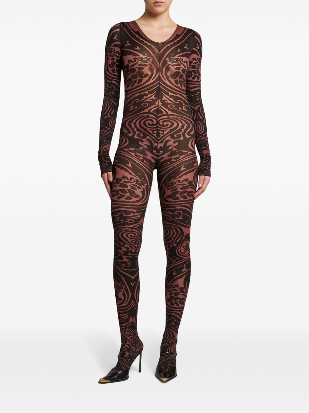 Paisley Tattoo bodysuit - 3