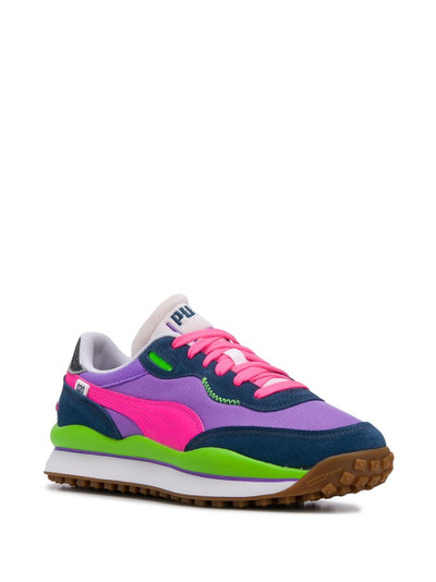 PUMA colour-block panelled sneakers outlook