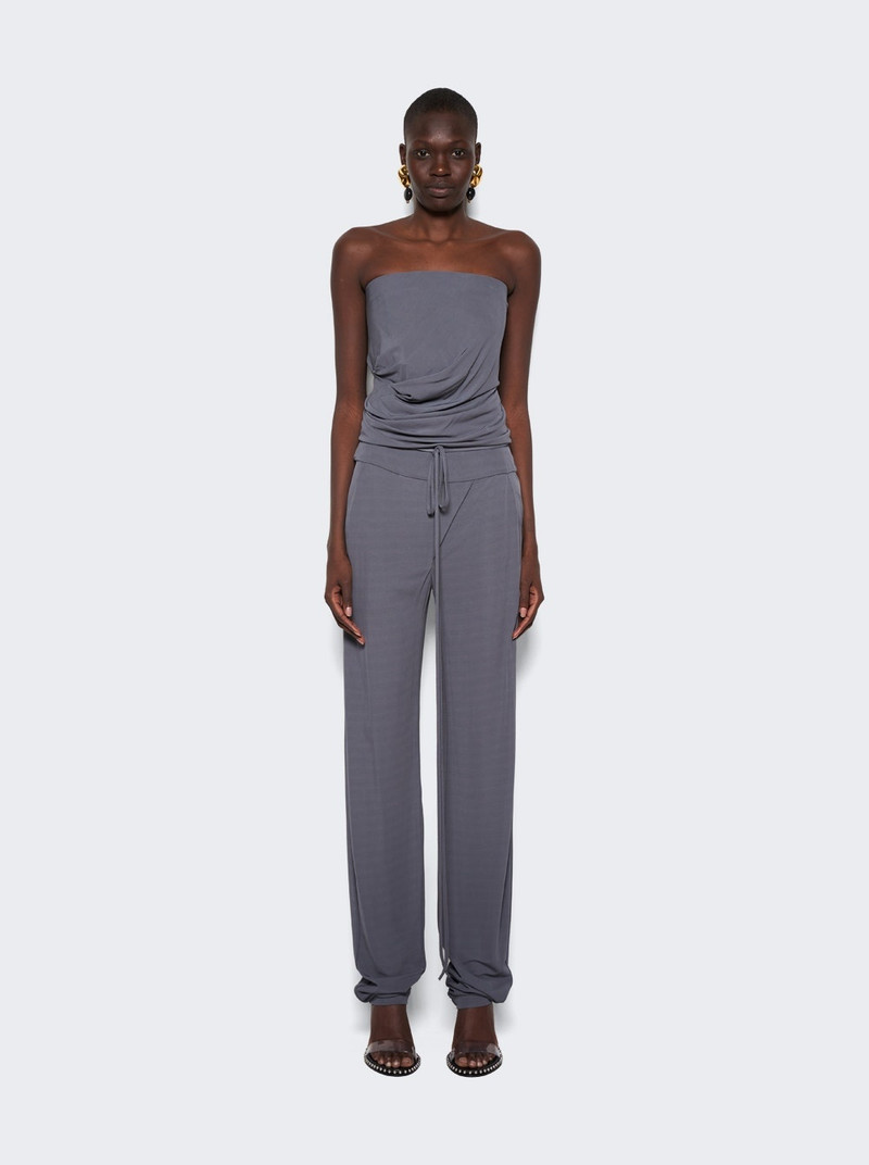 CHRISTOPHER ESBER Tie Waist Pant Charcoal Grey outlook
