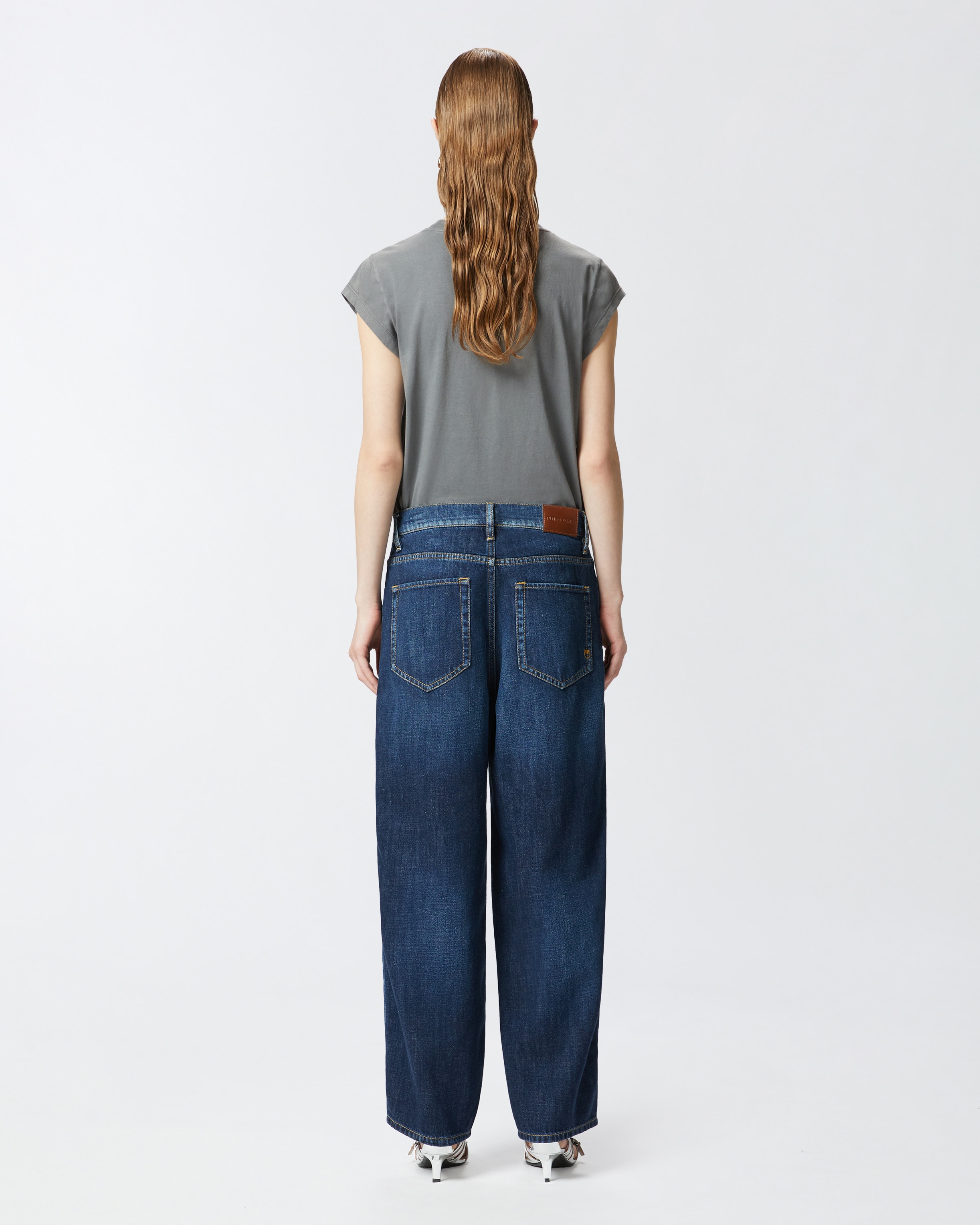 MEDIUM WASH EGG JEANS - 4