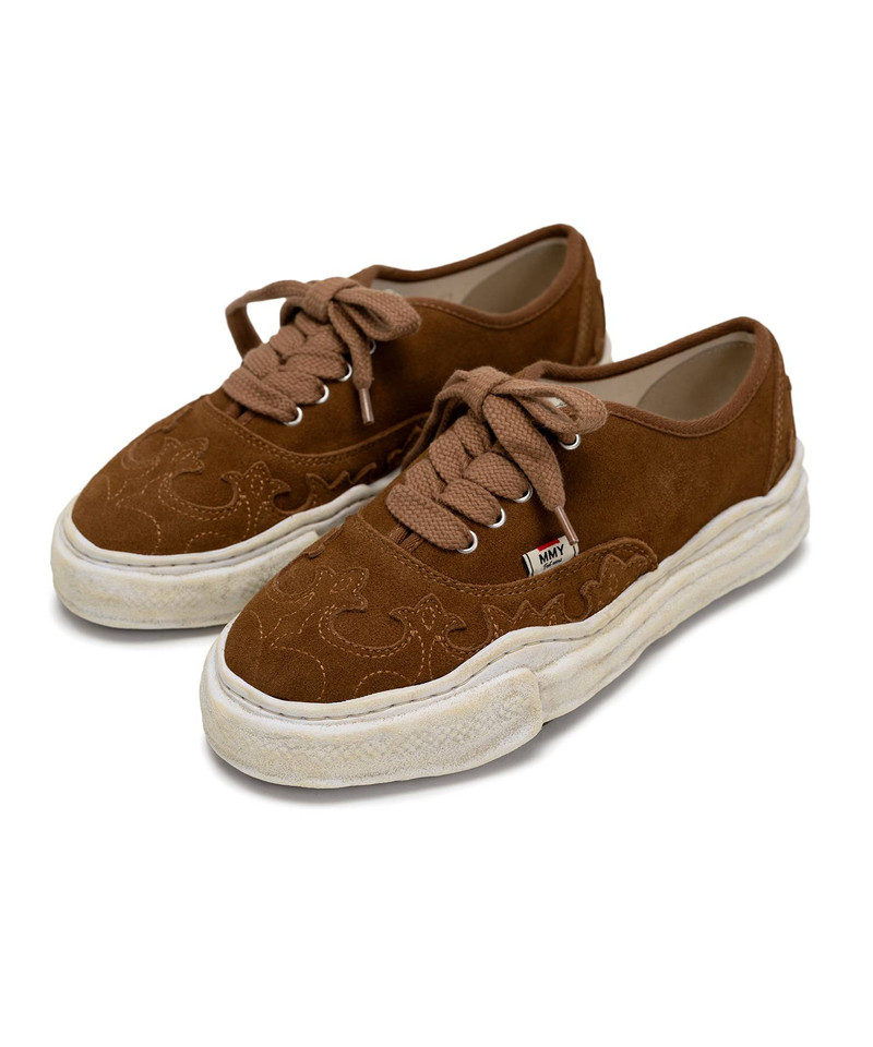"BAKER" OG Sole Western Detail Suede Low-top Sneaker 18