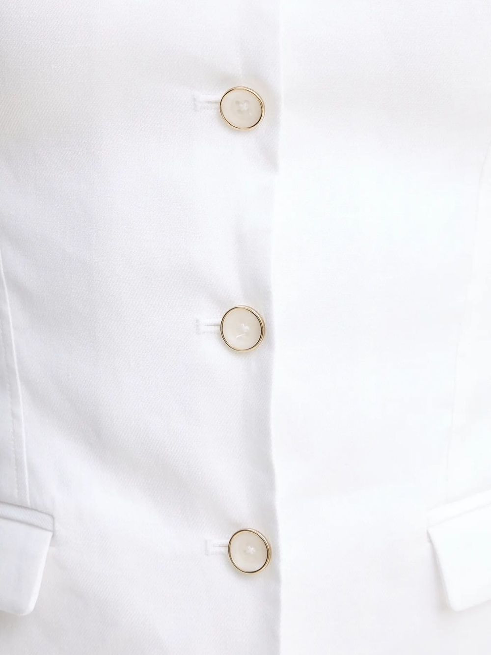 button-front corset top - 4
