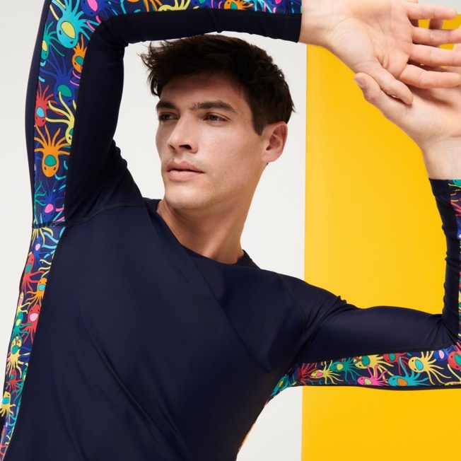 Long Sleeves Men Rashguard Multicolore Medusa - 7