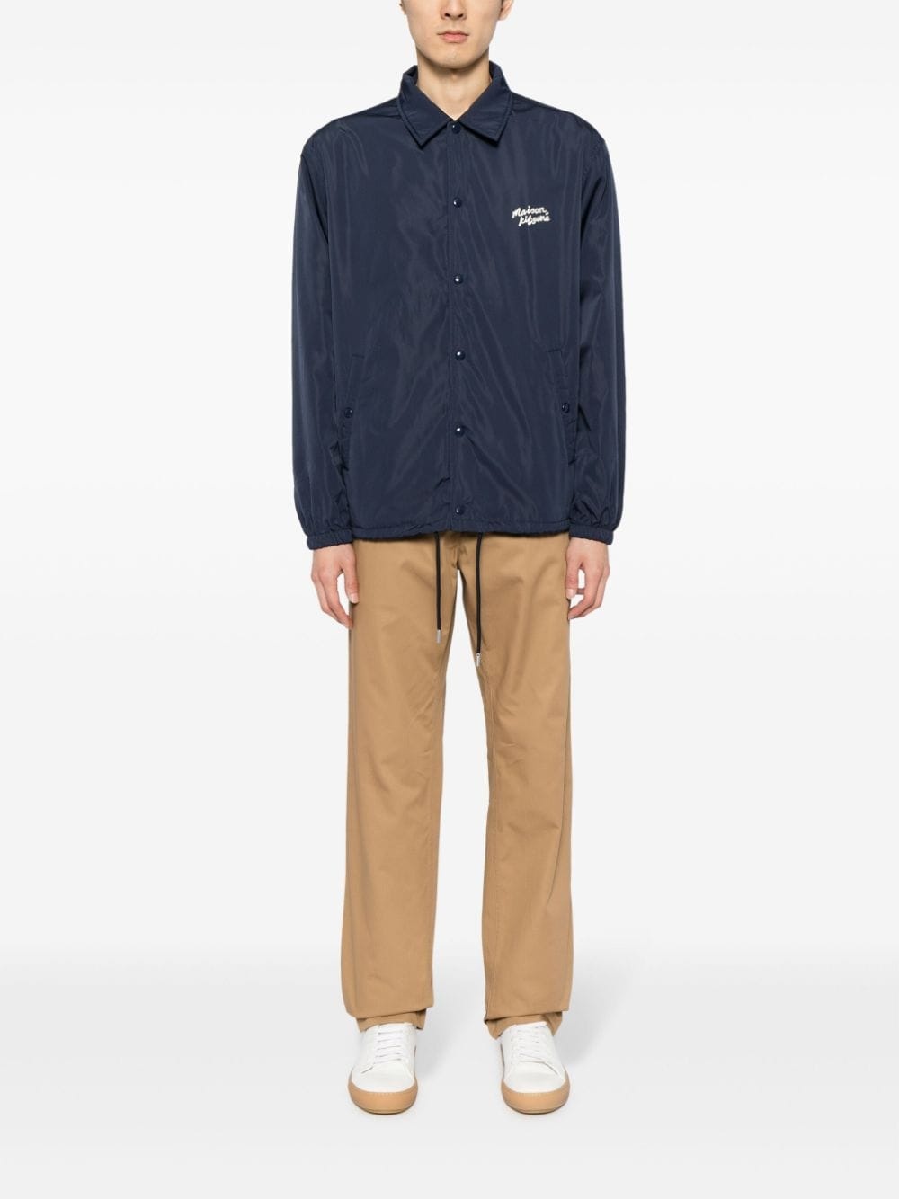 mid-rise straight-leg trousers - 2