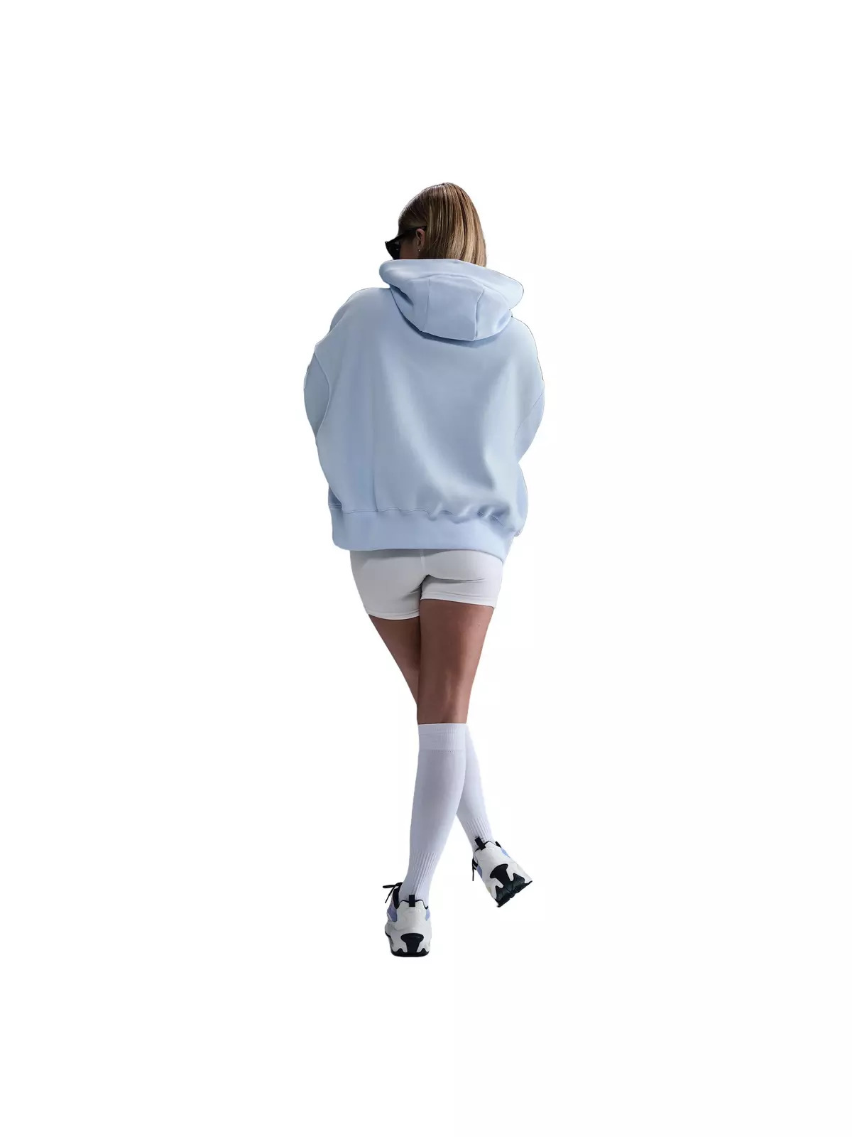 Women's Sportswear Phoenix Fleece Over-Oversized Pullover Hoodie -Blue - 5