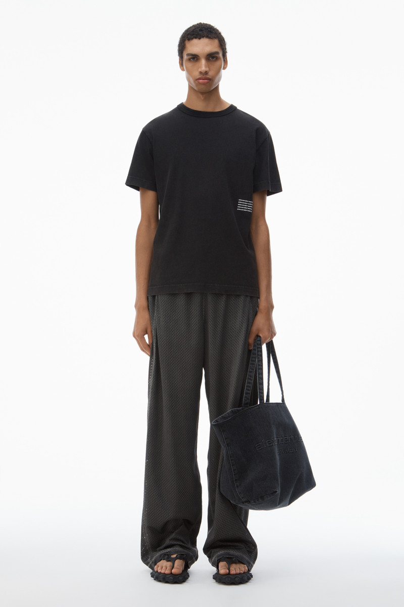 Alexander Wang ACID WASH TEE IN HIGH TWIST JERSEY outlook
