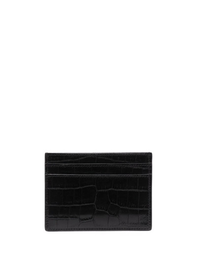 SAINT LAURENT monogram detail card holder outlook