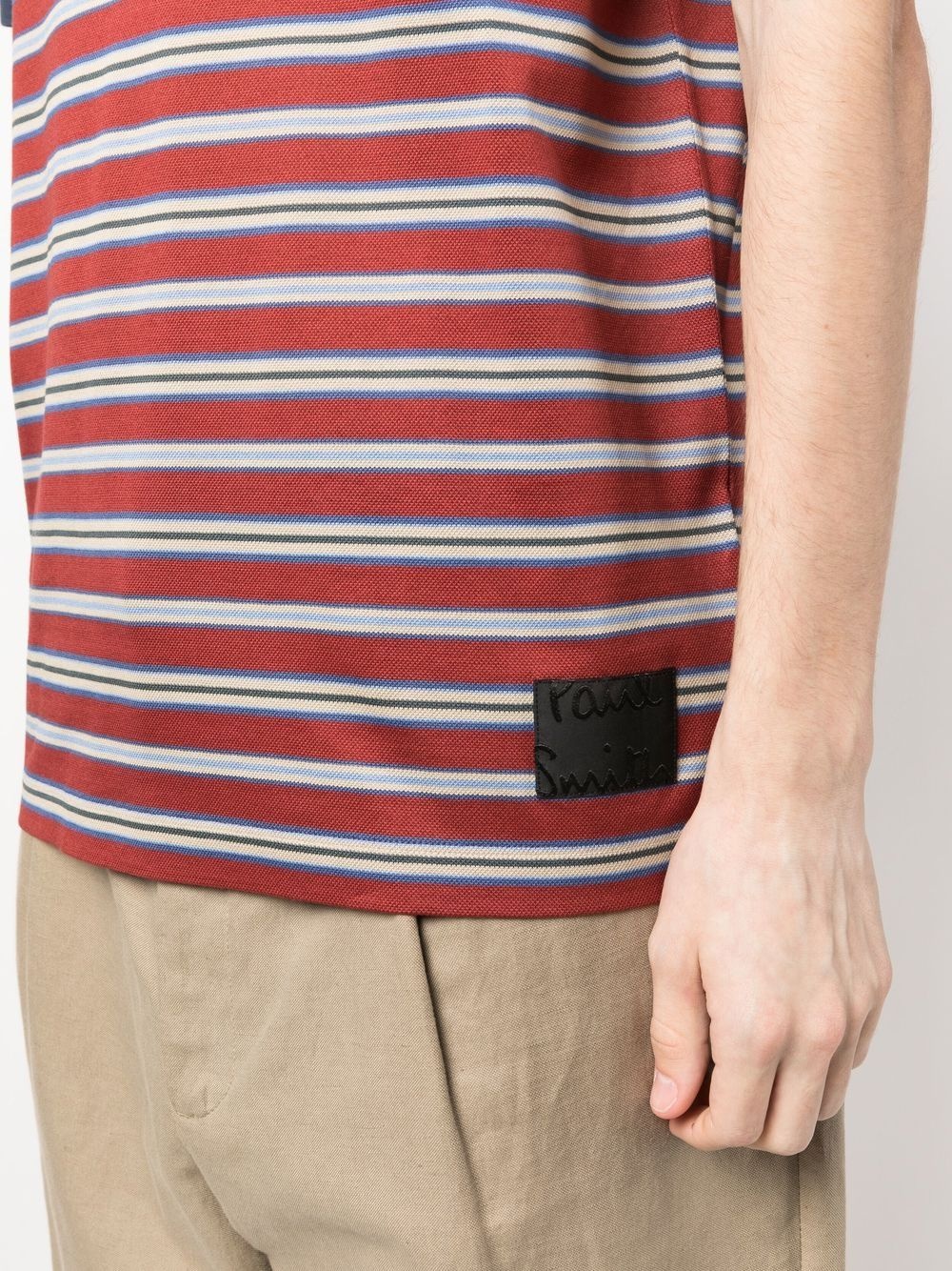 short-sleeve cotton polo shirt - 5