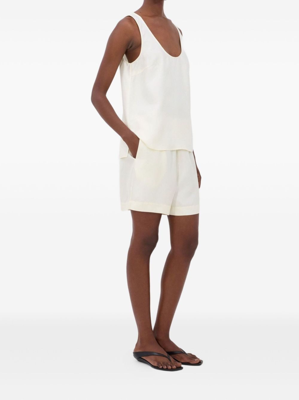 Arl elasticated-waistband silk shorts - 3