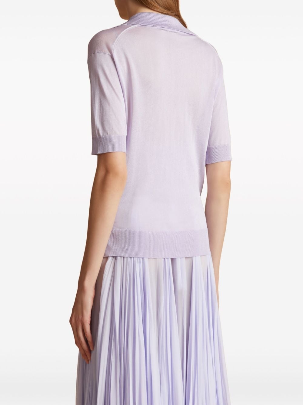 The Julita V-neck polo top - 5