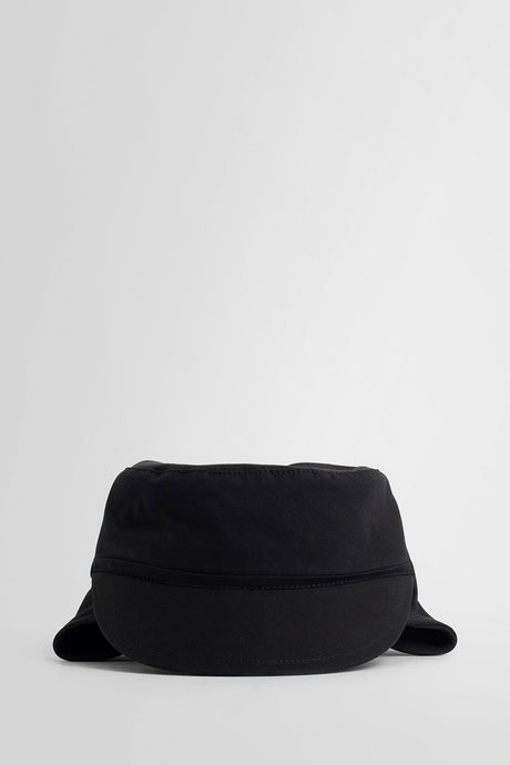 Burberry black monogram motif cotton gabardine cap - 1