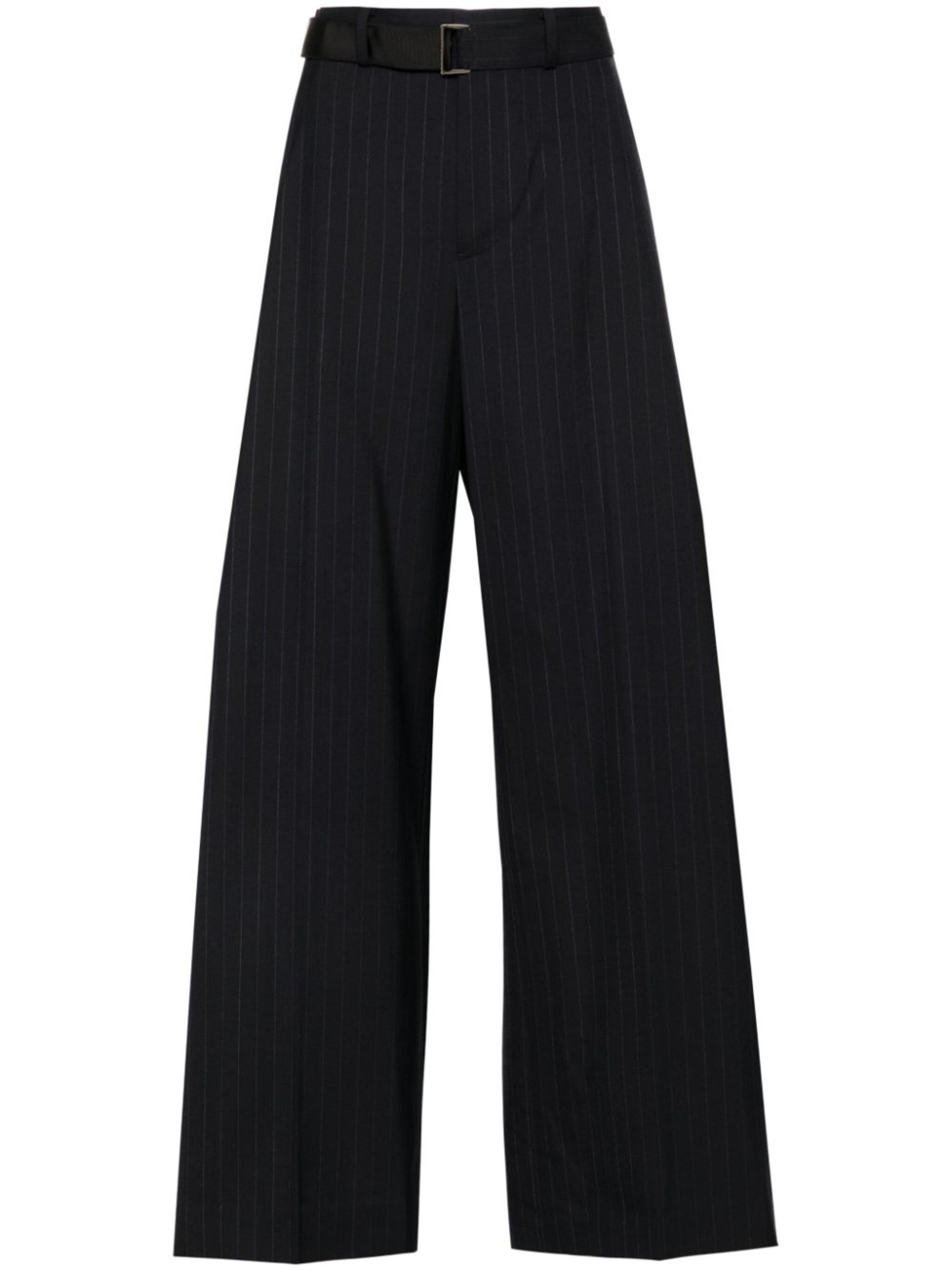 high-waist wide-leg trousers - 1