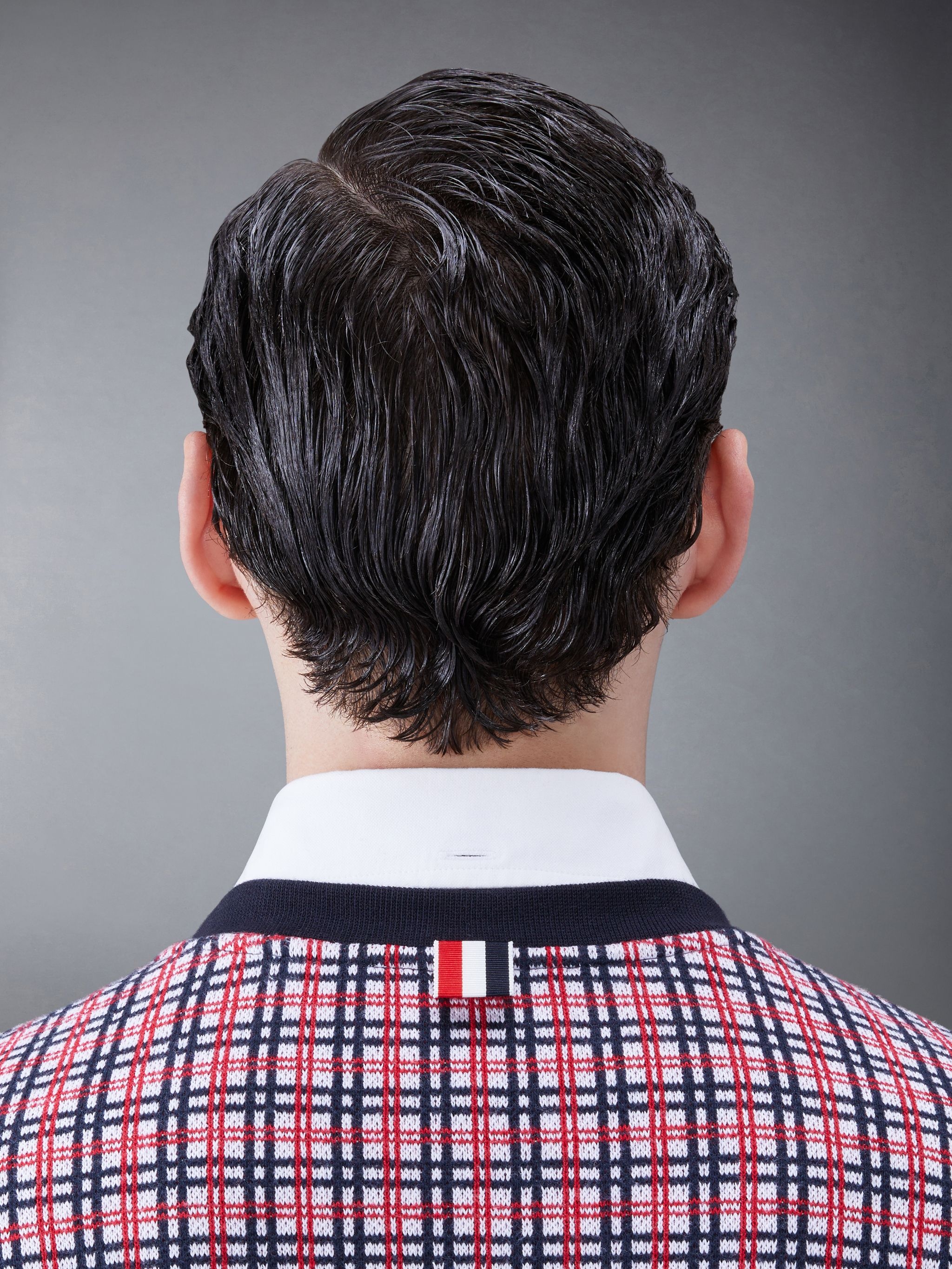 checked jacquard crew-neck sweatshirt - 5