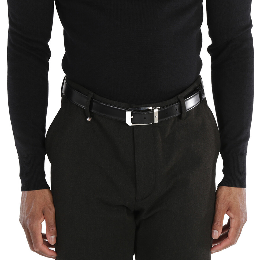 Montblanc Reversible Leather Belt - Black/Brown Size 47 - 2