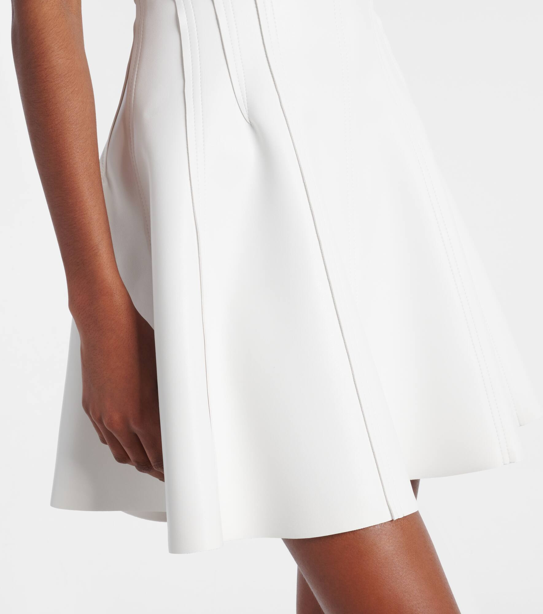 Grace faux leather minidress - 5