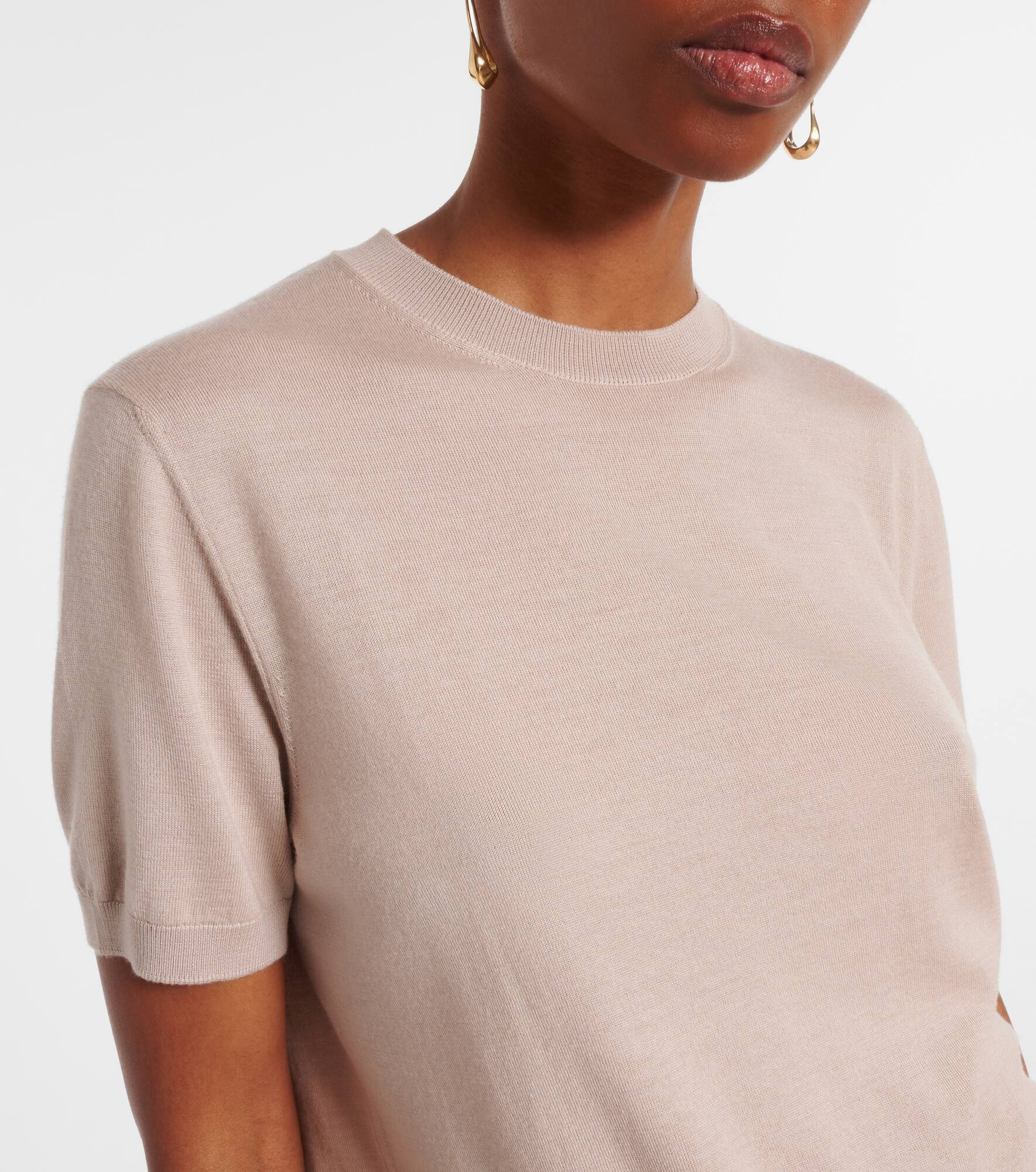 Sottile wool, silk and cashmere sweater - 4