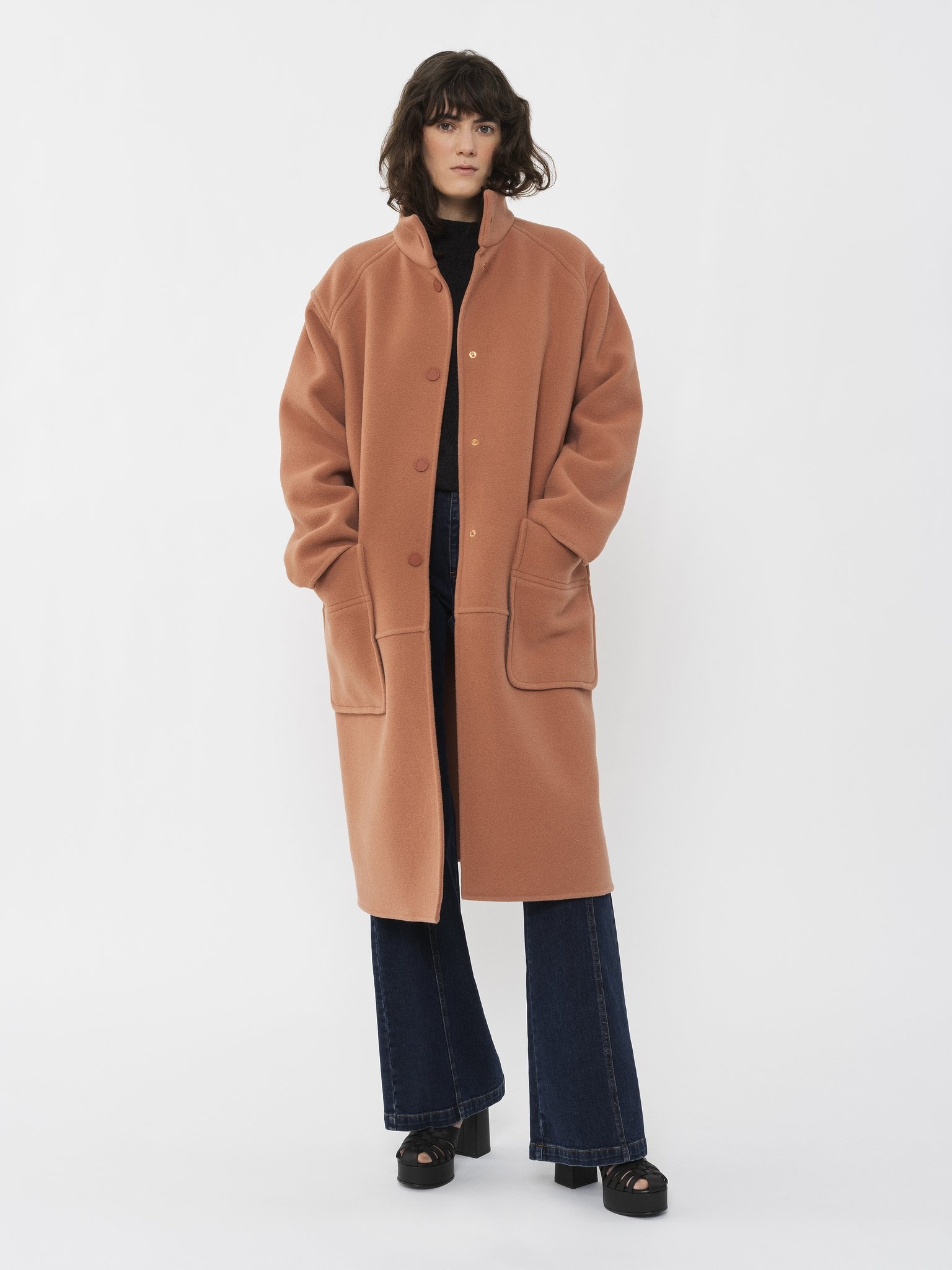 HIGH-NECK COAT - 6