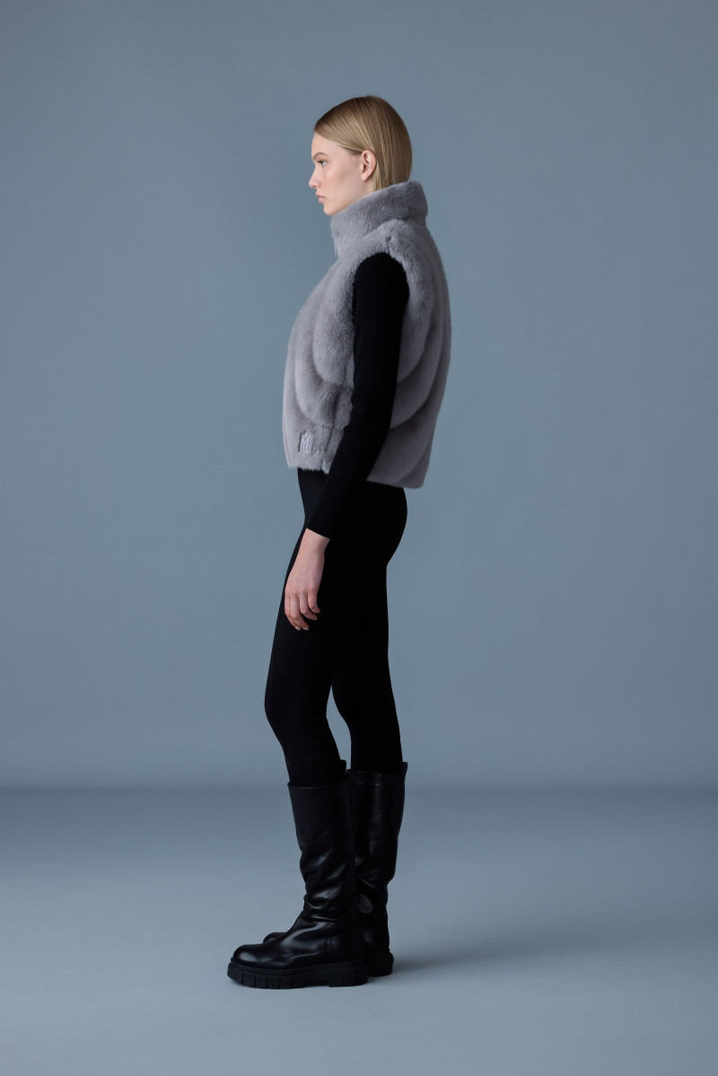 GINNY Brushed faux-fur vest 4