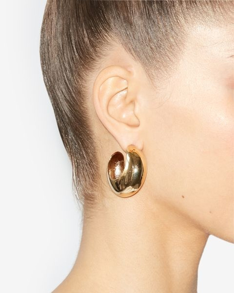 SHINY CRESCENT EARRINGS 3
