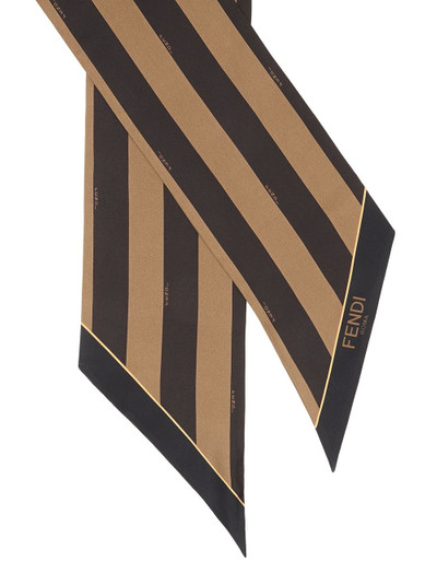 FENDI striped scarf outlook