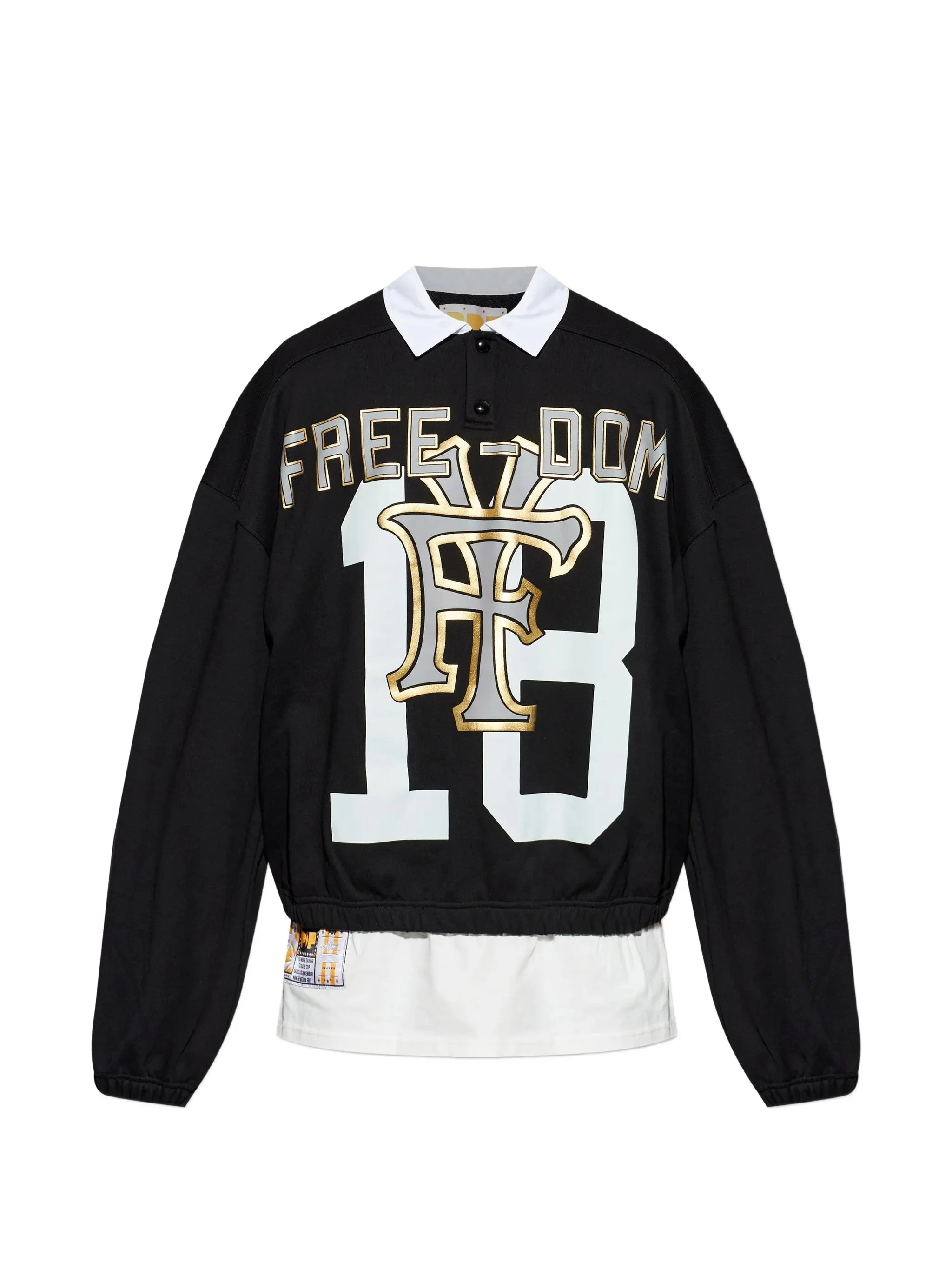 Pdf Graphic-print Cotton Sweatshirt - 1