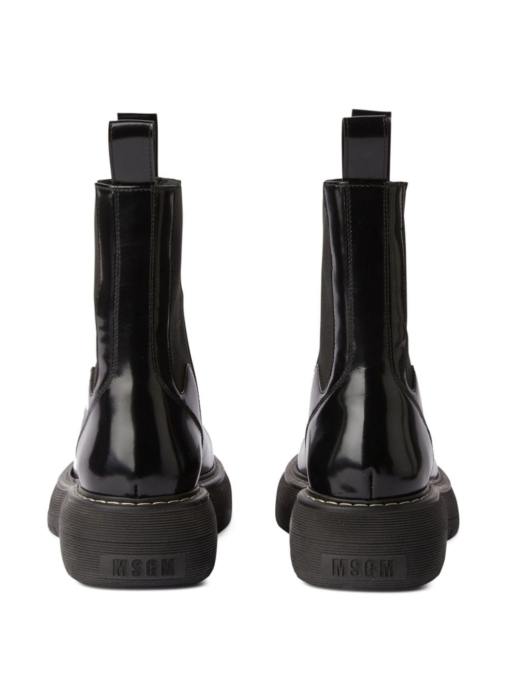 platform leather Chelsea boots - 3