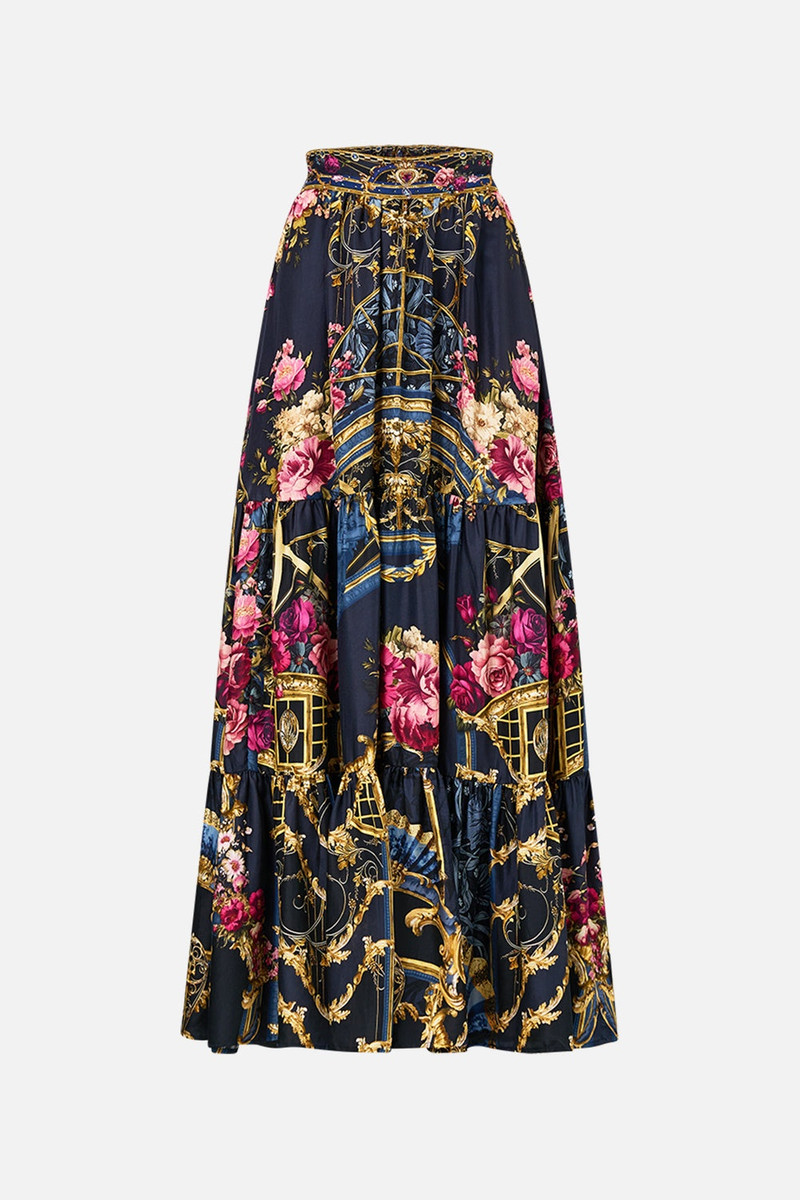 HIGH WAISTED TIERED SKIRT 1