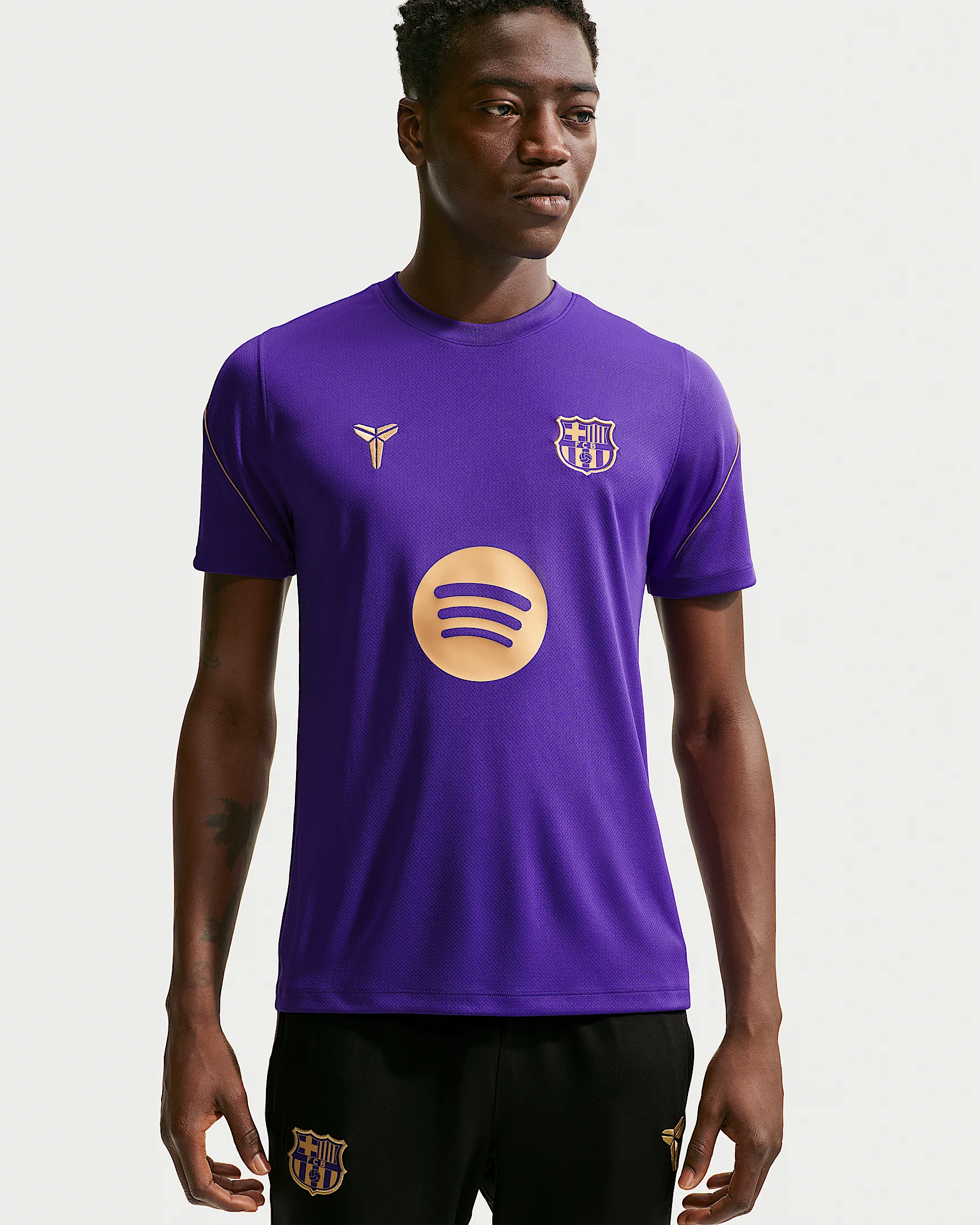 FC Barcelona Strike Away Men's Kobe Dri-FIT Soccer Short-Sleeve Top - 1